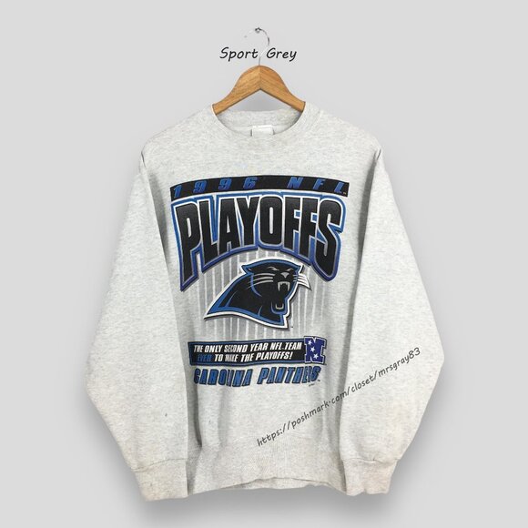 Vintage Carolina Panthers NFL Football Sweatshirt Carolina Panthers American - Picture 1 of 3